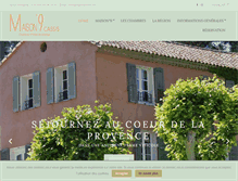Tablet Screenshot of maison9.net